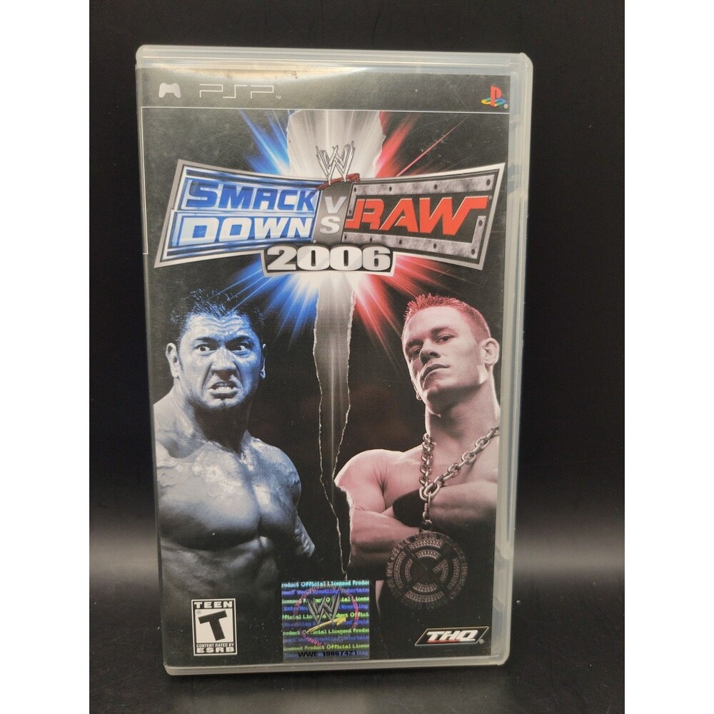 WWE SmackDown vs. Raw 2006 (Sony PSP, 2006) No Manual - Tested